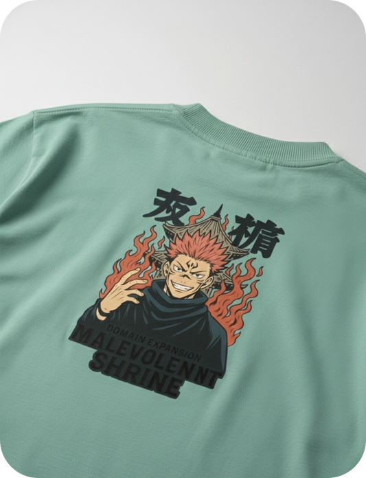 Malevolent shirne Terry Oversized Tee