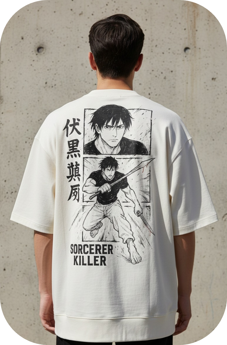 Toji Sorcerer killer Terry Oversized Tee